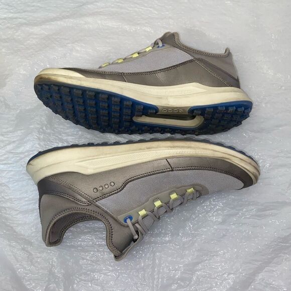 ECCO CORE Mesh Golf Spikeless Gray and Blue Athletic Men’s Sneakers Size 8 8.5 - Picture 7 of 13